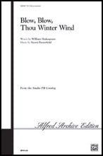 Blow, Blow Thou Winter Wind TTB choral sheet music cover